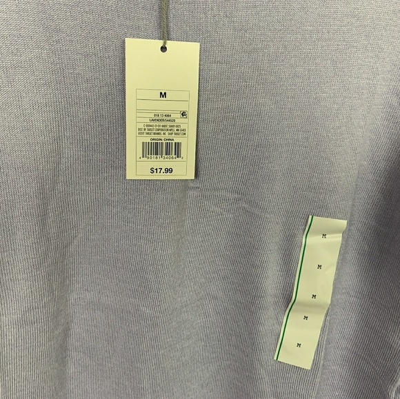 A New Day Sweater Lightweight Purple Sz: M - Picture 6 of 7